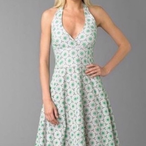 Lilly Pulitzer eyelet embroidered floral halter dress - Picture 3 of 11